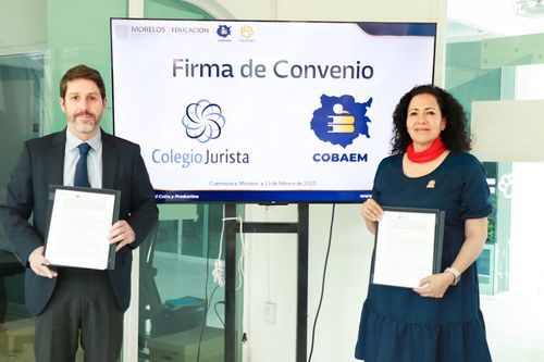 Firman Cobaem y Colegio Jurista convenio de colaboración académica y vinculación profesional